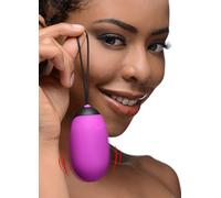 Bang! XL Silicone Remote Control Vibrating Egg Purple