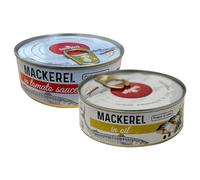 Banga Atlantic Mackerel in Tomato Sauce + Atlantic Mackerel in Oil - Canned Food | Easy Open Pull Ring | Ready Meals | Latvian Origin Delicious food (Mackerel Collection, 2 Pack)