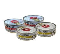 Banga Atlantic Mackerel in Tomato Sauce + Atlantic Mackerel in Oil Canned Food | Easy Open Pull Ring | Ready Meals | Latvian Origin Delicious food (Mackerel Collection, 4 Pack)