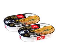 Banga Smoked Atlantic Herring Fillet in Oil 170g - Canned Food | Easy Open Pull Ring | Ready Meals | Latvian Origin Delicious food (Canned Smoked Atlantic Herring Fillet in Oil 170g, 2 Pack)