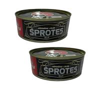Banga Smoked Large Sprats In Oil 240G Traditional, Free Of Artificial Preservatives, Preserves Flavour And Texture, Product Of Lithuanian Pack Of 2
