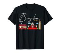Bangalore India City Skyline Map Travel T-Shirt