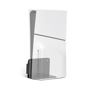 BANGCHEER Bangcheer Aluminum Wall Mount for Playstation 5 Slim Digital Edition and Disc Edition Wall Mount Bracket for PS5-Slim Space Saving PS5 Slim Shelf Mount (Black),(B-PS-Slim-WM-01)