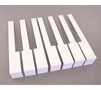 bangdan German Piano Keytops, Full set of Piano Keytops with Fronts for Replacement