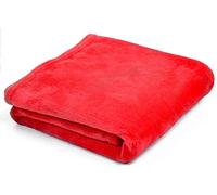 BangDon 1Pack Super Soft Coral pet blanket, autumn and winter warm blanket, pet out blanket, dog portable air conditioning blanket, four seasons blanket. (70 * 50cm,Red)