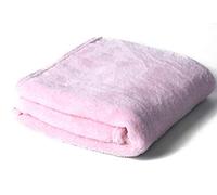 BangDon 1Pack Super Soft Coral pet blanket, autumn and winter warm blanket, pet out blanket, dog portable air conditioning blanket, four seasons blanket. (100 * 70cm,Pink)