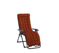 BangDon Simple Color Sun Lounger Recliner Sunlounger Cushion Only Portable Comfortable Rocking Chair Bench Cushions for Outdoor Furniture Patio Balcony (Brown,160 * 40)