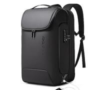 BANGE Anti Theft Backpack with USB charging Port,Lightweight Business Backpack for Men and Women…, Black(one Pocket, One Pocket, Laptop