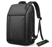 BANGE Travel Backpacks, Overnight Laptop Carry-On Backpack for Airplanes, Waterproof 15.6 inch Laptop Backpack for Men and Women, Black, L, Laptop