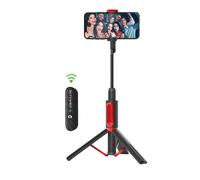 Banggood BW BS10 Portable bluetooth Selfie Stick Hidden Phone Clamp with Retractable Tripod