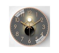 BANGHA Glow in the Dark Clock,Bedroom Wall Clock Modern Luxury Light Wall Clock Silent Non-ticking Punch-free Wall Mounted Clock For Kitchen Living Room Bedroom Bathroom(Style1)