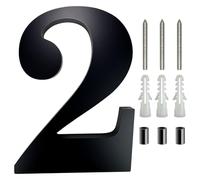 BANGHA House Numbers Plaques 4 Inche-12 Inche Big 3D House Number Door Home Address Numbers for House Digital Door Outdoor Sign(2,4 Inche)