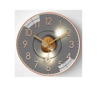 BANGHA Modern Silent Wall Clock,Bedroom Wall Clock Modern Luxury Light Wall Clock Silent Non-ticking Punch-free Wall Mounted Clock For Kitchen Living Room Bedroom Bathroom(Style6)