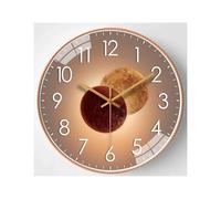 BANGHA Modern Silent Wall Clock,Bedroom Wall Clock Modern Luxury Light Wall Clock Silent Non-ticking Punch-free Wall Mounted Clock For Kitchen Living Room Bedroom Bathroom(Style5)
