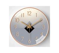 BANGHA Modern Silent Wall Clock,Bedroom Wall Clock Modern Luxury Light Wall Clock Silent Non-ticking Punch-free Wall Mounted Clock For Kitchen Living Room Bedroom Bathroom(Style3)