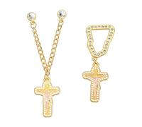 BANGHA Trucker Hat Chains,Hat Chains 3sets San Judas Tadeo Shaped Enamel Pins Backpack Clothes Brooches Creative Pendent Lapel Badge Jewelry Gift For Friends(MJ137)