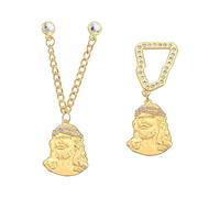 BANGHA Trucker Hat Chains,Hat Chains 3sets San Judas Tadeo Shaped Enamel Pins Backpack Clothes Brooches Creative Pendent Lapel Badge Jewelry Gift For Friends(MJ138)