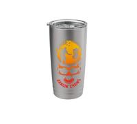 Banging Chains Disc Golf Player Funny Skull Sunset Basket Stainless Steel Insulated Tumbler