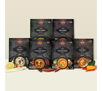 Bangkok Bundle - Authentic Thai Paste by Mae Jum (6 Packs x 70g) | Contains Green, Red, Panang, Masssaman, Pad Thai & Tom Kha