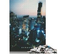 Bangkok Puzzle DIY Game Premium Cardboard Jigsaw Puzzle for Women Men Children's Day 1000pcs (38x26cm)