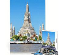 Bangkok Temple Thailand 1000 Pieces Puzzles for Adults Memory Ability Tranquil Pastime Secure Join Seasonal Gift (38x26cm)