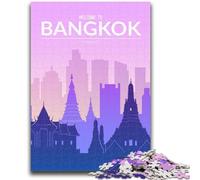 Bangkok Thailand 1000 Piece Jigsaw Puzzles for Teenagers, Suitable for Ages 14 And Up Family Fun It Is Ideal As A Gift for The Whole Family 1000pcs(50x75cm)