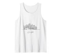 Bangkok Thailand Skyline Asia Travel Souvenirs Tank Top