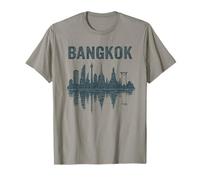 Bangkok Thailand Skyline Reflection Thai City Souvenir T-Shirt