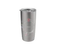 Bangkok Tiny Planet with Famous Temples & Monuments Stainless Steel Insulated Tumbler