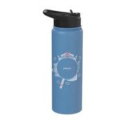 Bangkok Tiny Planet with Famous Temples & Monuments Stainless Steel Insulated Water Bottle
