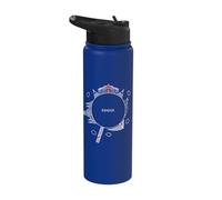 Bangkok Tiny Planet with Famous Temples & Monuments Stainless Steel Insulated Water Bottle