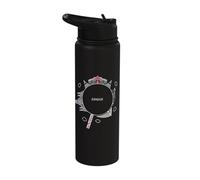 Bangkok Tiny Planet with Famous Temples & Monuments Stainless Steel Insulated Water Bottle