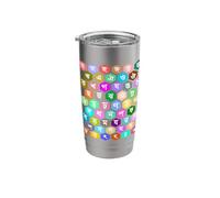 Bangla Alphabets Letters Learning Bengali Alphabets Letters Stainless Steel Insulated Tumbler