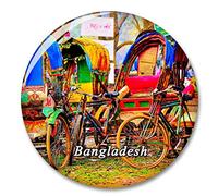 Bangladesh Fridge Magnet Decorative Magnet Bottle Opener Tourist City Travel Souvenir Collection Gift Strong Refrigerator Sticker