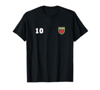 Bangladesh Number 10 Soccer Flag Football # Ten Bangladeshis T-Shirt