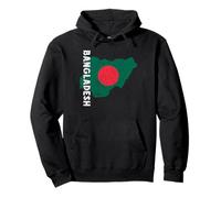 Bangladesh Vintage Map Bangladeshi Pride Bangladeshi Roots Pullover Hoodie