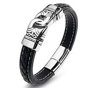 Bangle for Men, Bracelets for Men, Handcuffs Bangle Men's Bracelet Stainless Steel with Magnetic Clasp Gifts