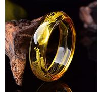 Bangles for Womens,Classic Retro Oriental Natural Jade Bangle Citrine Round Bar Link,Crystal Natural Stone for Men Women (Color : 15mm,