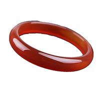 Bangles for Womens,Natural Jade Bangle Bracelets for Women Feng Shui Jadeite Good for Handcrafted Girls' Jewelry with Gift Box (58)