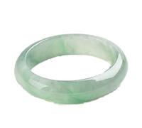 Bangles for Womens,Natural Myanmar Jadeite 54-64mm Ice Green Elegant Princess Jewelry Hand-Carved Emerald Bangles (Gem Color : 59-60mm) (Green，Jade 59)