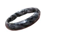 Bangles for Womens,Real Natural Jade Bangle Hand-Carved Bracelet Women Bracelets Black Elegant Princess Jewelry Best Gift (Gem Color :