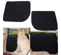 bangminda 2PCS Car Door Protector for Dog Pet Car Door Protective Mat Anti-Scratch Vehicle Door Covers Dog Scratch Protection Pads Waterproof for Puppy Travel (Black)