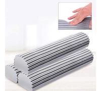 bangminda 3 Pack PVA Sponge Mop Refills 34 cm Super Absorbent Sponge Heads Replacement Horizontal Grooves Lightweight (Sponge Heads)