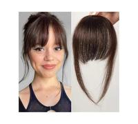 Bangs 100% Human Hair Bangs Clip in Fringe with Temples Hairpiece for Women Hairstyle(2I33)