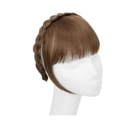 Bangs Clip, Stylish Hair Bangs Wig with Hairband Clip, Natural Looking Hairpiece for Women - Ideal for Daily Wear and Parties - Synthetic Headband - Hair Accessories for Women wigs,Air Bangs for Wome