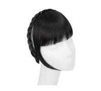 Bangs Clip, Stylish Hair Bangs Wig with Hairband Clip, Natural Looking Hairpiece for Women - Ideal for Daily Wear and Parties - Synthetic Headband - Hair Accessories for Women wigs,Air Bangs for Wome