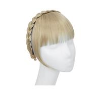 Bangs Clip, Stylish Hair Bangs Wig with Hairband Clip, Natural Looking Hairpiece for Women - Ideal for Daily Wear and Parties - Synthetic Headband - Hair Accessories for Women wigs,Air Bangs for Wome