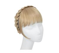 Bangs Clip, Stylish Hair Bangs Wig with Hairband Clip, Natural Looking Hairpiece for Women - Ideal for Daily Wear and Parties - Synthetic Headband - Hair Accessories for Women wigs,Air Bangs for Wome