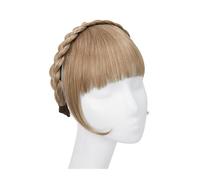 Bangs Clip, Stylish Hair Bangs Wig with Hairband Clip, Natural Looking Hairpiece for Women - Ideal for Daily Wear and Parties - Synthetic Headband - Hair Accessories for Women wigs,Air Bangs for Wome