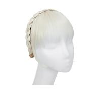 Bangs Clip, Stylish Hair Bangs Wig with Hairband Clip, Natural Looking Hairpiece for Women - Ideal for Daily Wear and Parties - Synthetic Headband - Hair Accessories for Women wigs,Air Bangs for Wome